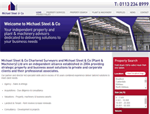 Tablet Screenshot of michaelsteel.co.uk